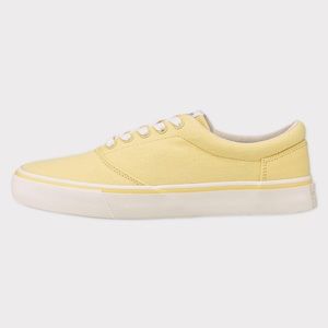 Toms Fenix Lace-Up Low-Top Sneakers Banana Yellow Size 9.5 NWOB